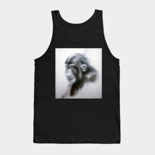 Chimp - Drawing by Avril Thomas - Adelaide Artist Tank Top